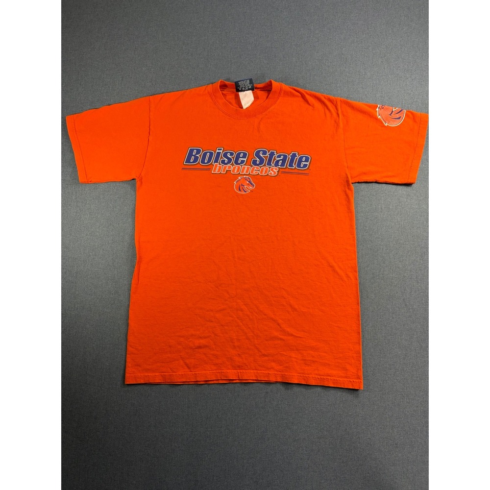 Jansport Boise State Broncos Mens Orange Short Sleeve T-Shirt Size Medium VNTG